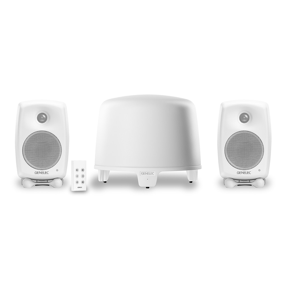 GENELEC <br>G Two + F One 2.1ch Home Set ホワイト