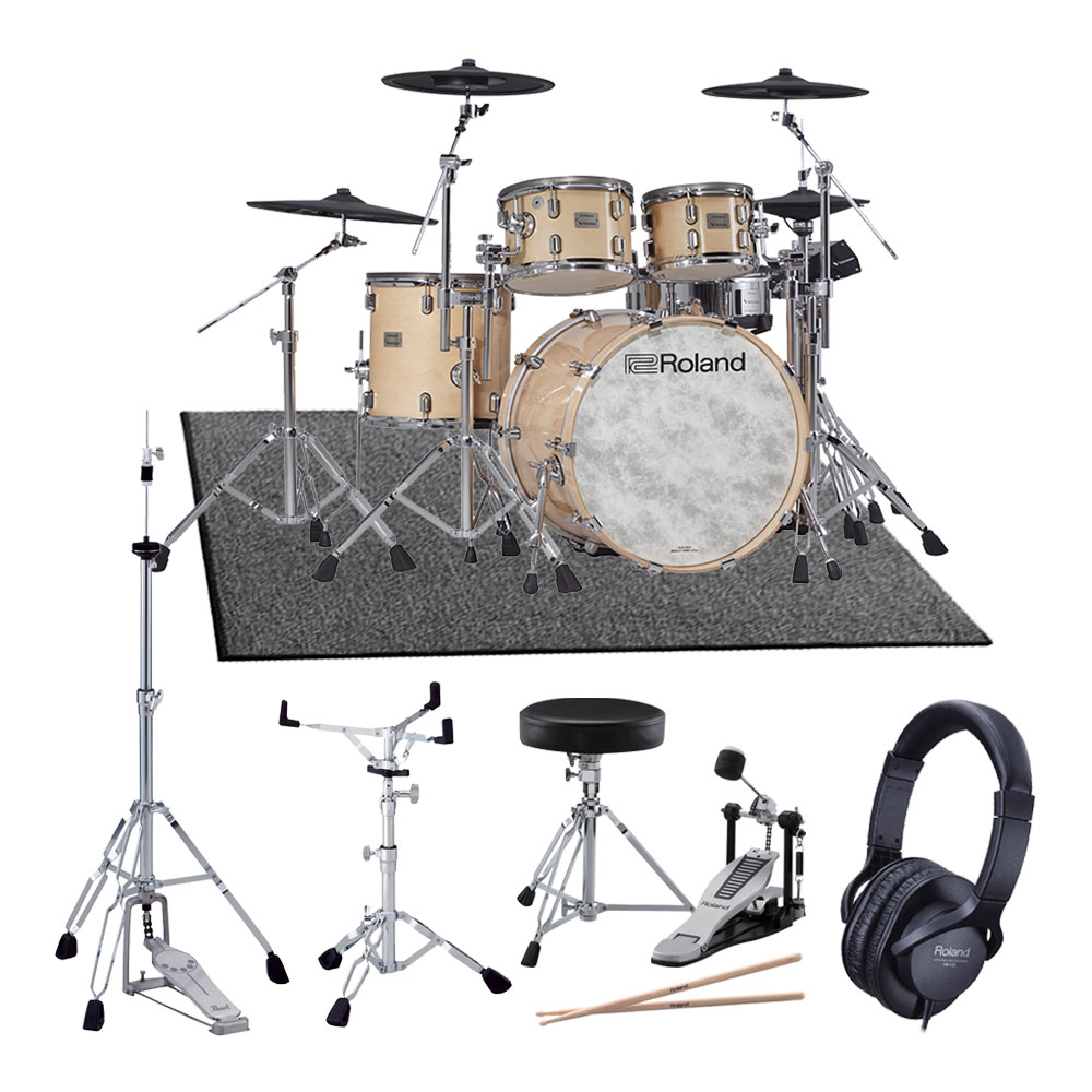 Roland <br>V-Drums Acoustic Design Series VAD706-GN ローランド純正シングルフルオプションセット