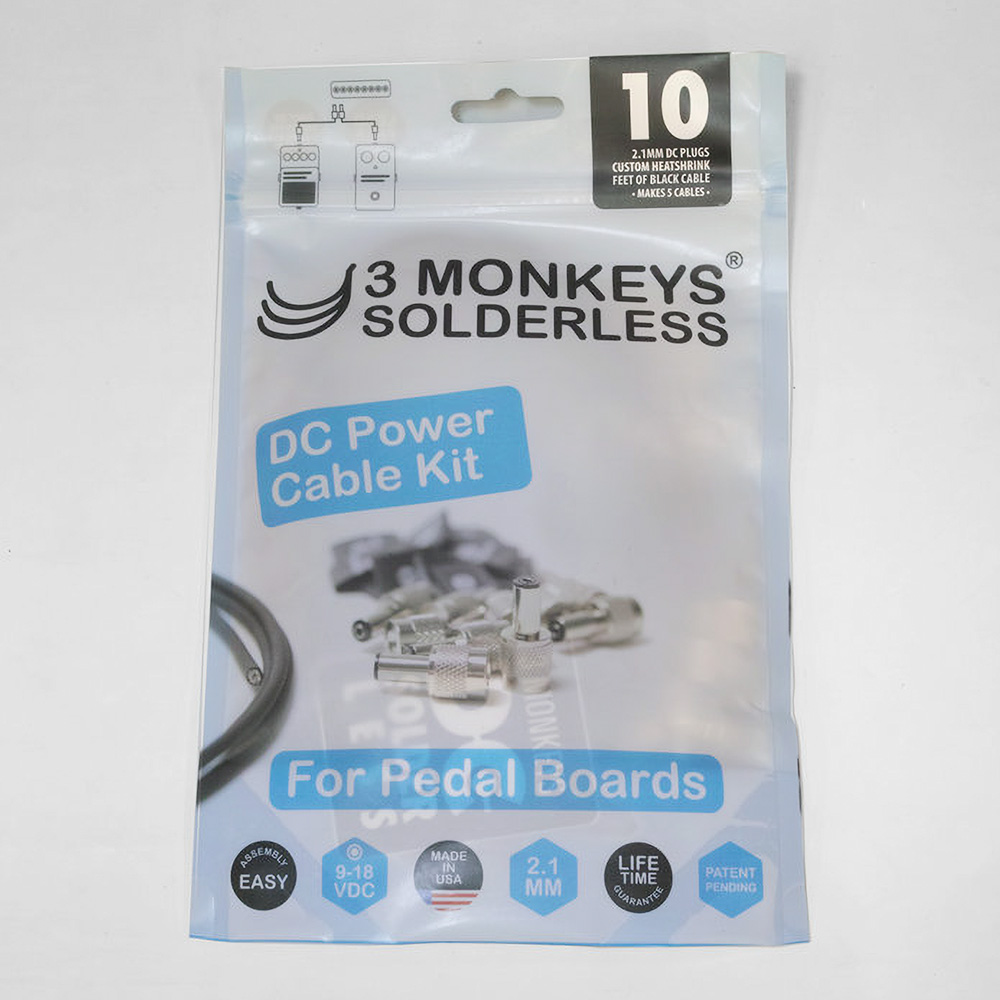 3 Monkeys Solderless <br>DC Solderless Pedalboard Kit