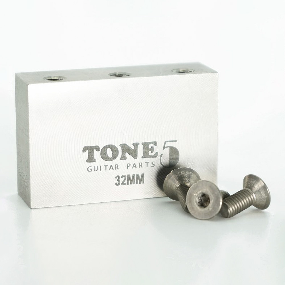 TONE5 GUITAR PARTS <br>32mm Titanium Super Big Block Upgrade for Floyd Rose