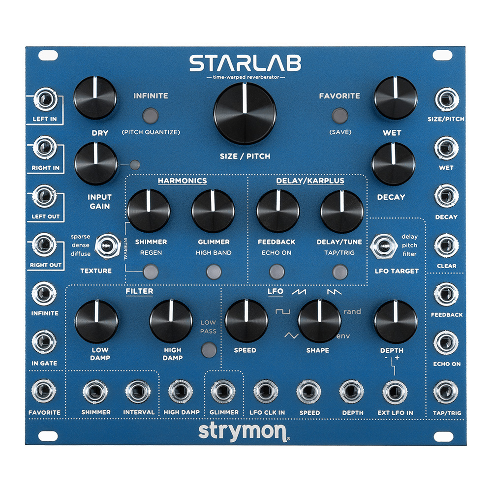 strymon <br>STARLAB [time-warped reverbrator]