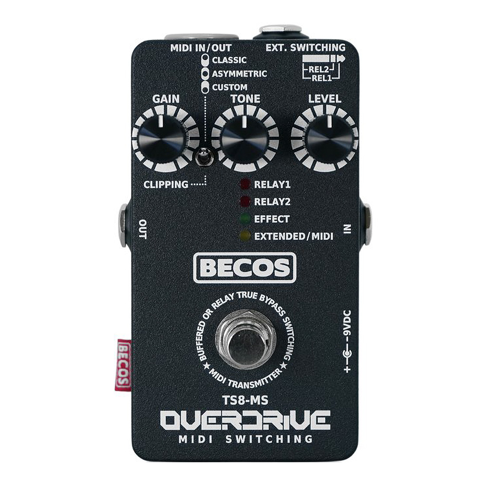 BECOS <br>Overdrive / MIDI Amp Channel Switcher