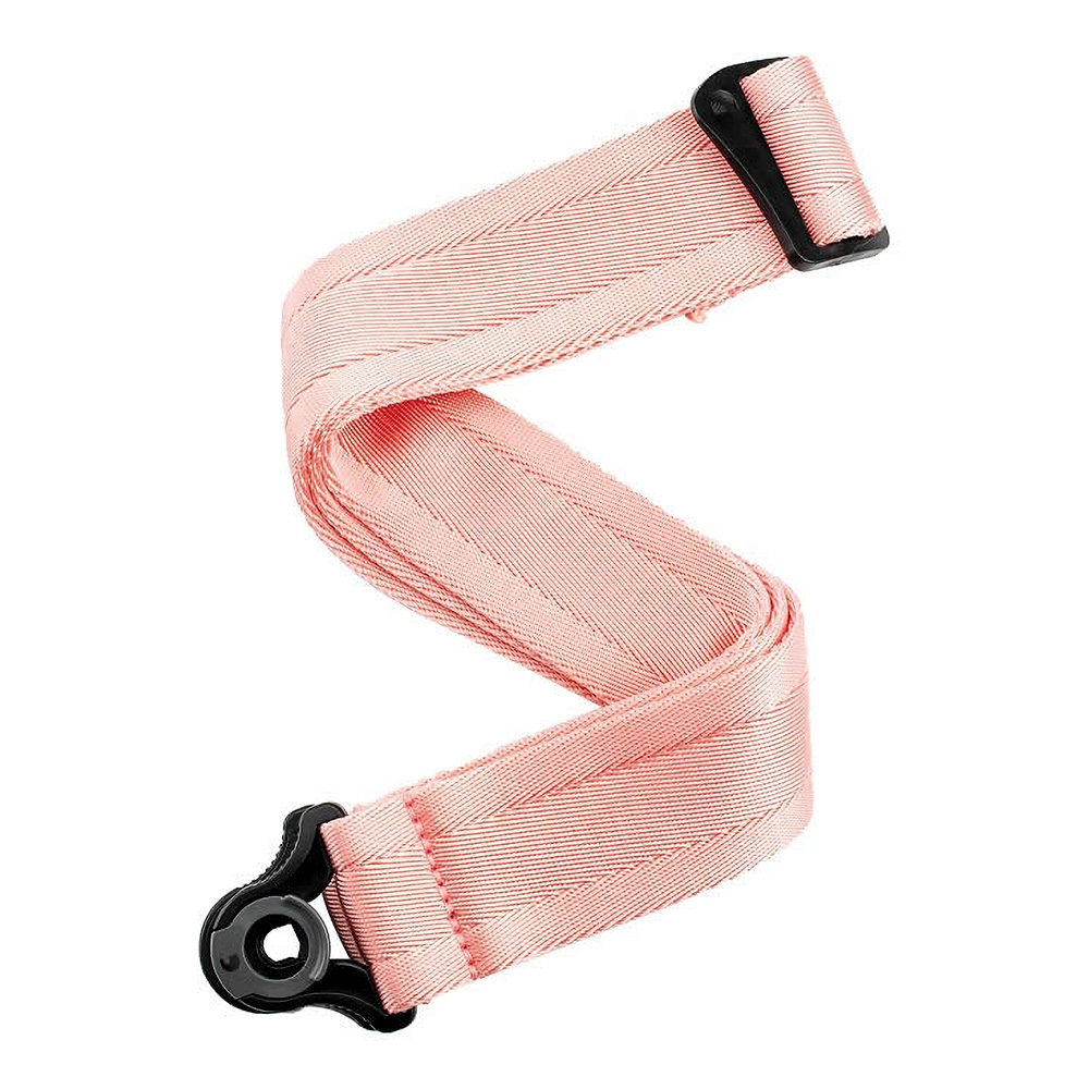 D'Addario <br>Auto Lock Nylon Guitar Strap - New Rose [50BAL06]