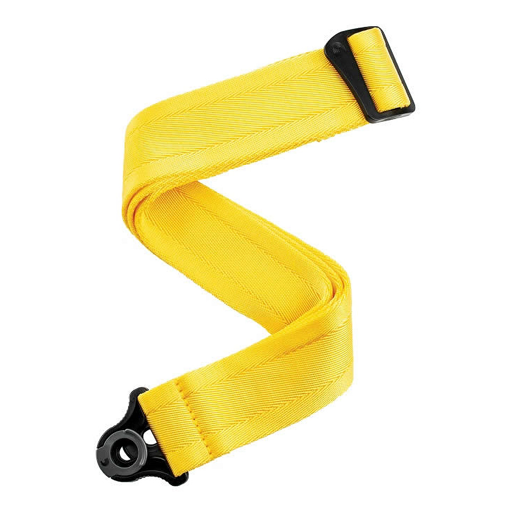 D'Addario <br>Auto Lock Guitar Strap - Mellow Yellow [50BAL07]