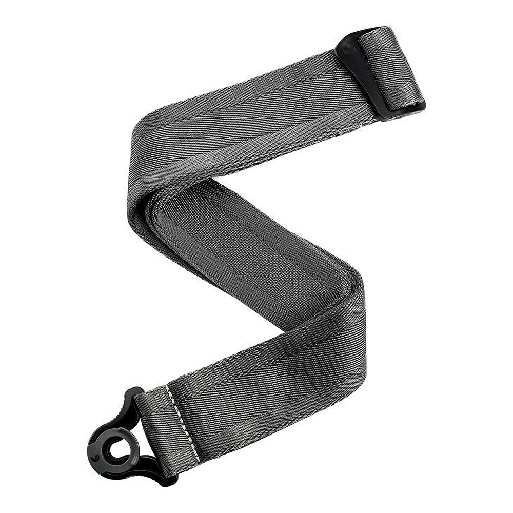 D'Addario <br>Auto Lock Nylon Guitar Strap - Metal Grey [50BAL09]