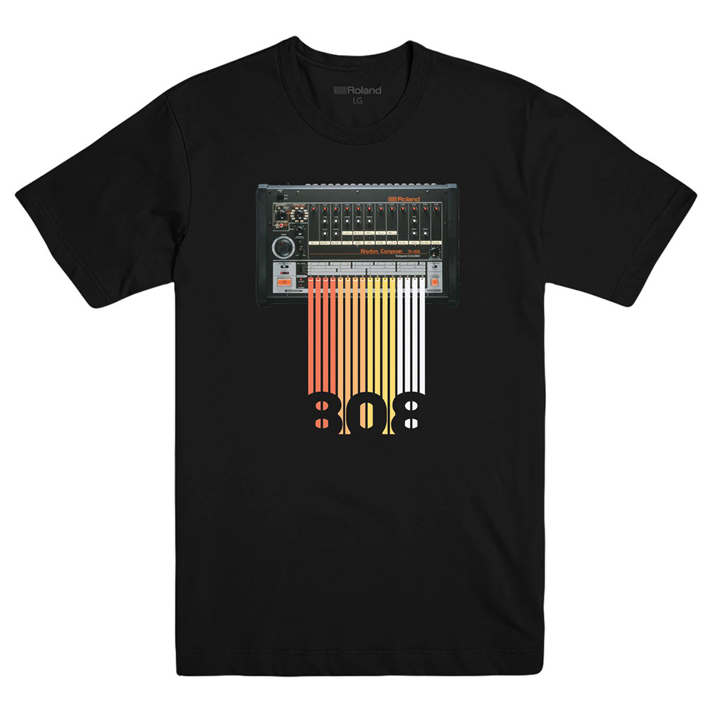 Roland <br>TR-808 Machine Stripes T-Shirt [RLS-T808M]