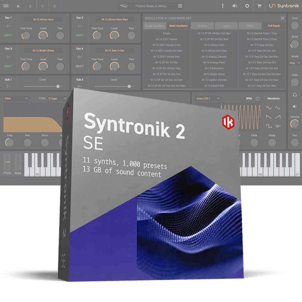 IK Multimedia <br>Syntronik 2 SE