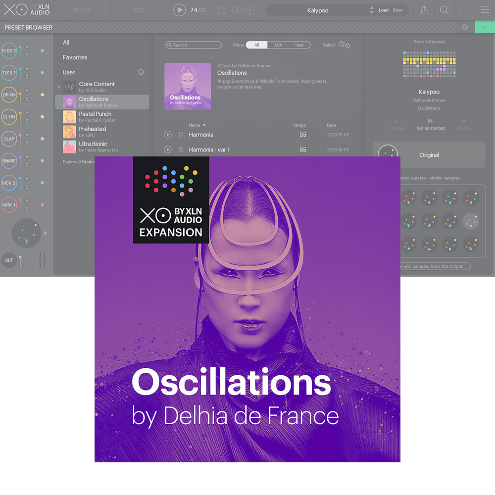 XLN Audio <br>XOpak Oscillations by Delhia de France ダウンロード版