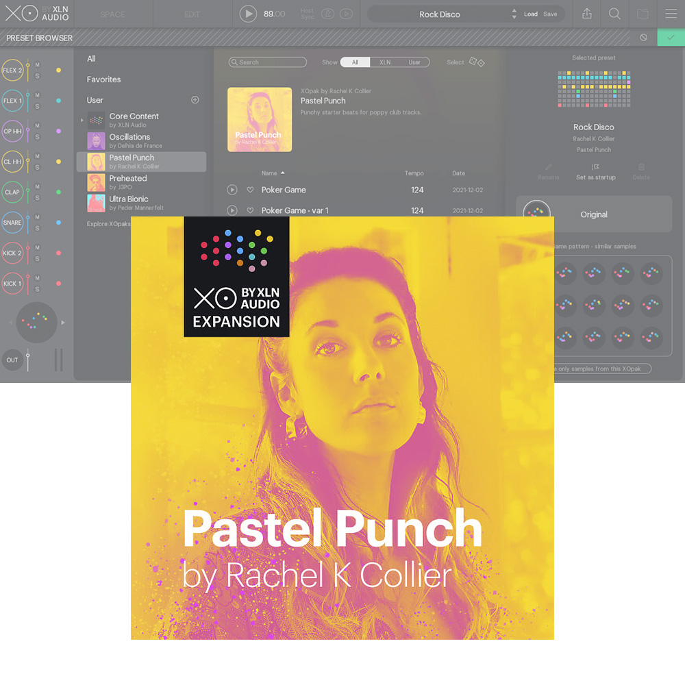 XLN Audio <br>XOpak Pastel Punch by Rachel K Collier ダウンロード版