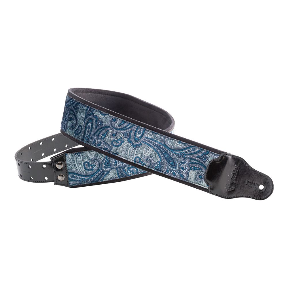 Right On! STRAPS <br>J-PAISLEY VELVET Blue