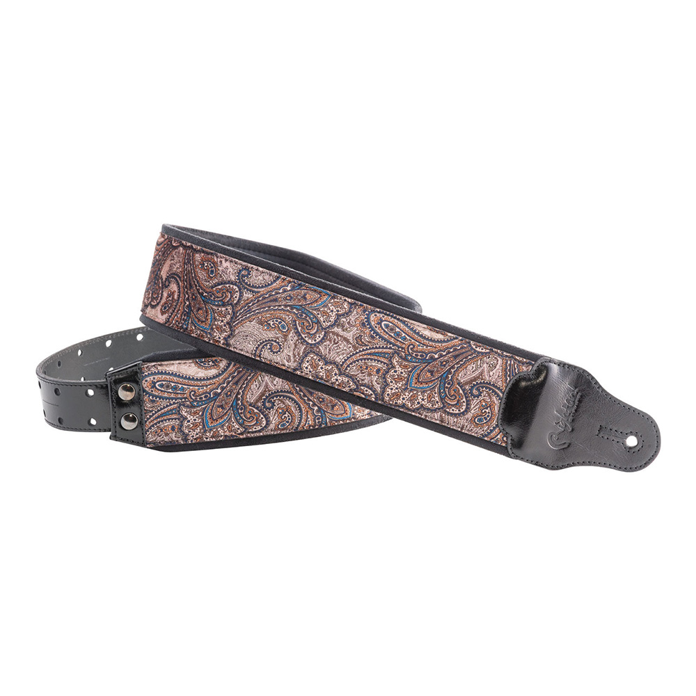 Right On! STRAPS <br>J-PAISLEY VELVET Brown