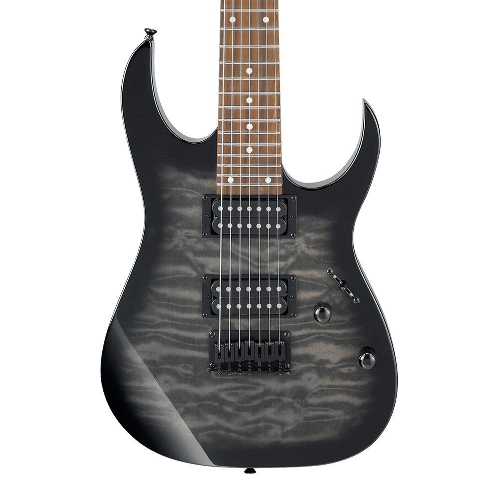 Ibanez <br>Gio GRG7221QA-TKS (Transparent Black Sunburst)