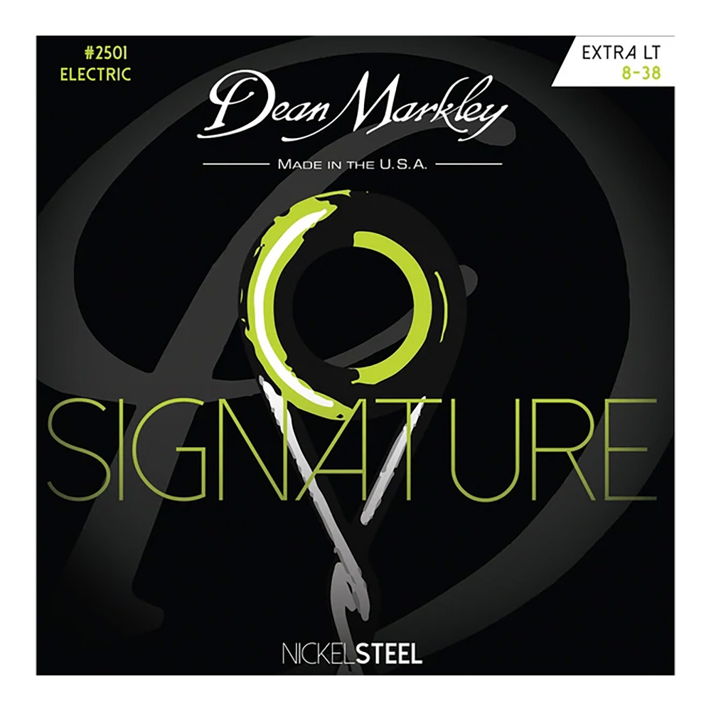 Dean Markley <br>DM2501 [Nickel Steel Signature / Extra Light 8-38]