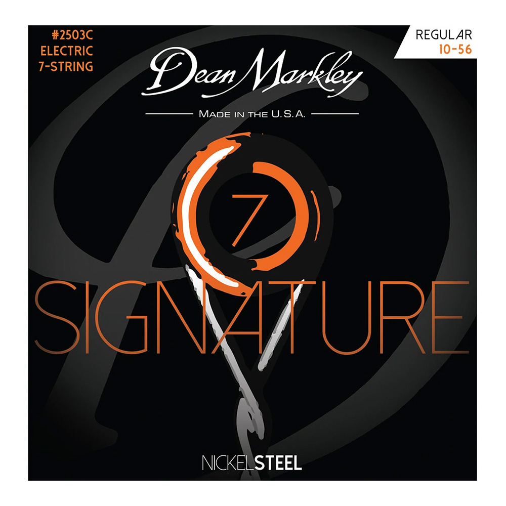Dean Markley <br>DM2503C [Nickel Steel Signature / 7p Regular 10-56]