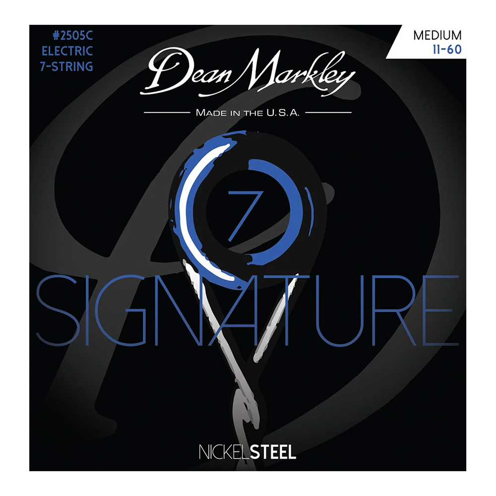 Dean Markley <br>DM2505C [Nickel Steel Signature / 7p Medium 11-60]