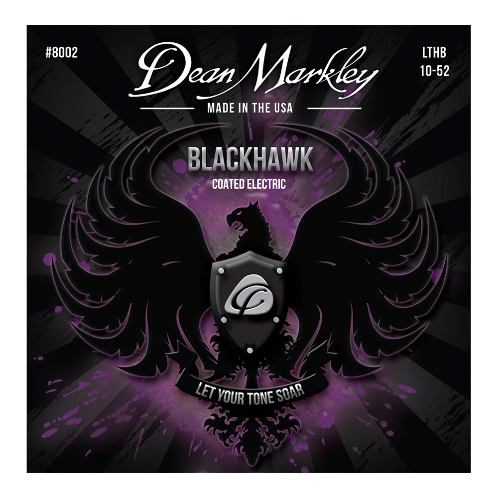 Dean Markley <br>DM8002 [Blackhawk Coated / Light Top Heavy Bottom 10-52]