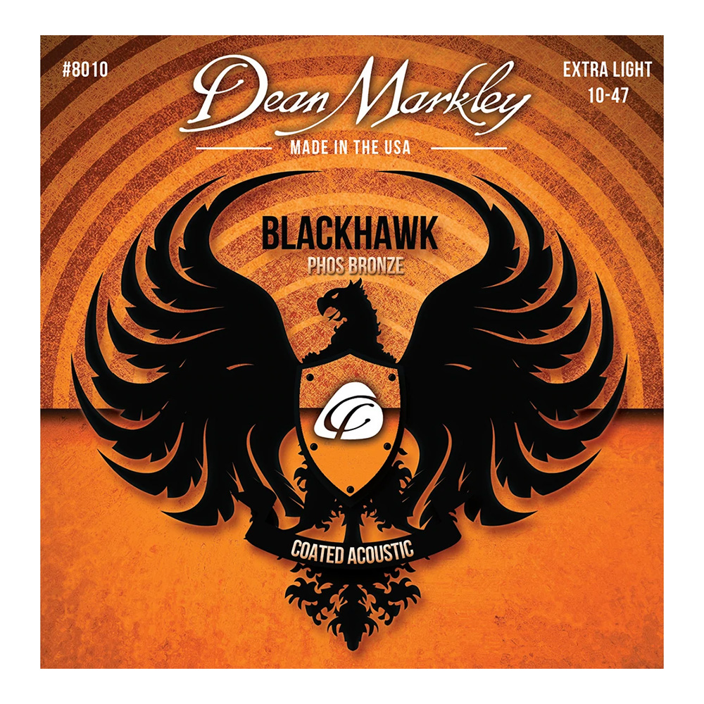 Dean Markley <br>DM8010 [Blackhawk Coated Phos-Bronze / Extra Light 10-47]