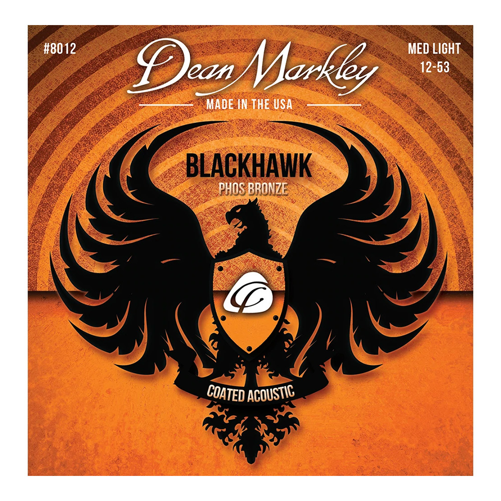 Dean Markley <br>DM8012 [Blackhawk Coated Phos-Bronze / Medium Light 11-52]