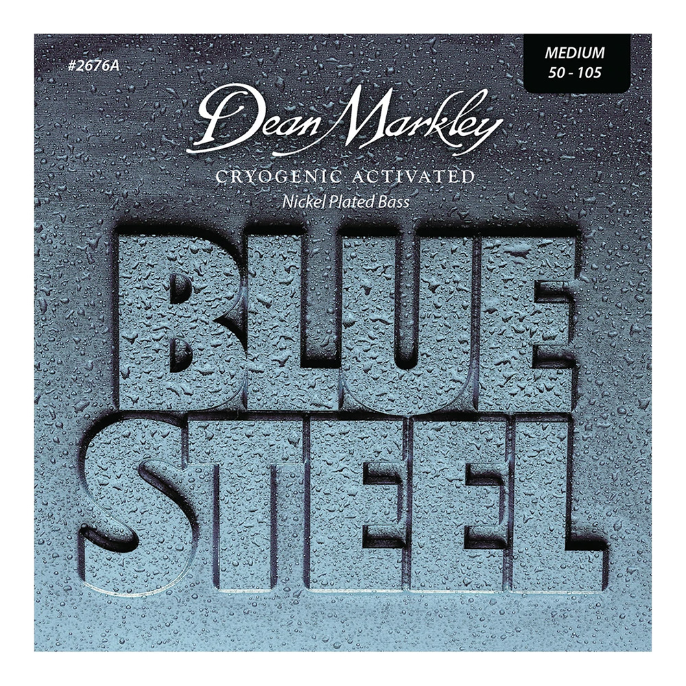 Dean Markley <br>DM2676A [Blue Steel / NPS Medium 50-105]