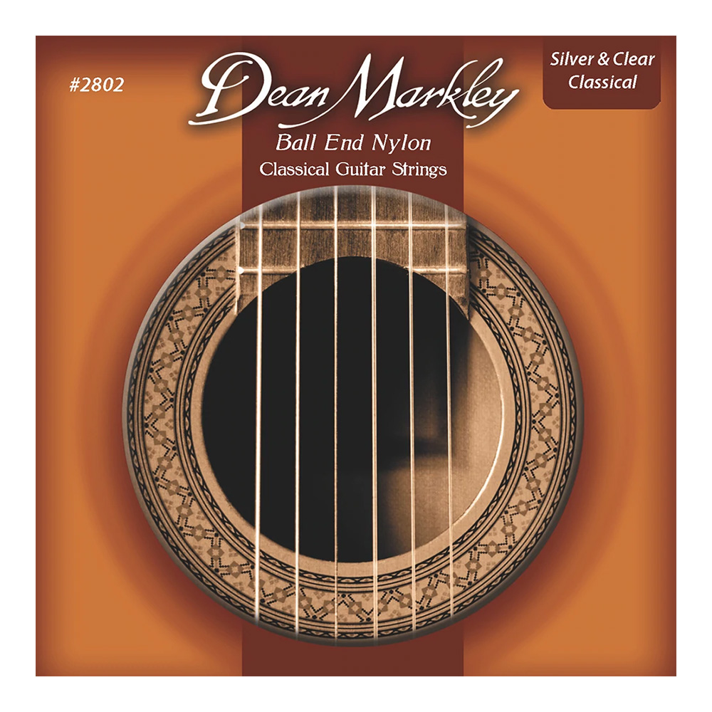 Dean Markley <br>DM2802 [Ball End Nylon / Silver & Clear 28-42]