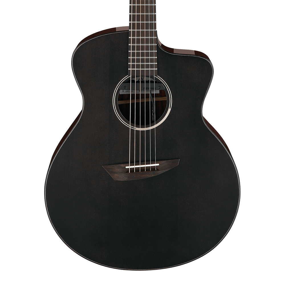 Ibanez <br>SIGNATURE MODEL Jon Gomm JGM5-BSN (Black Satin Top, Natural High Gloss Back and Sides)