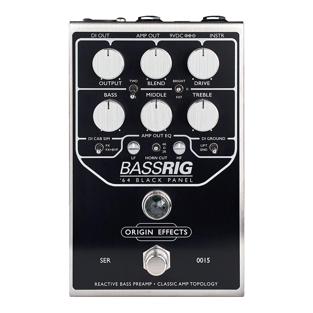 ORIGIN EFFECTS <br>BassRIG '64 Black Panel