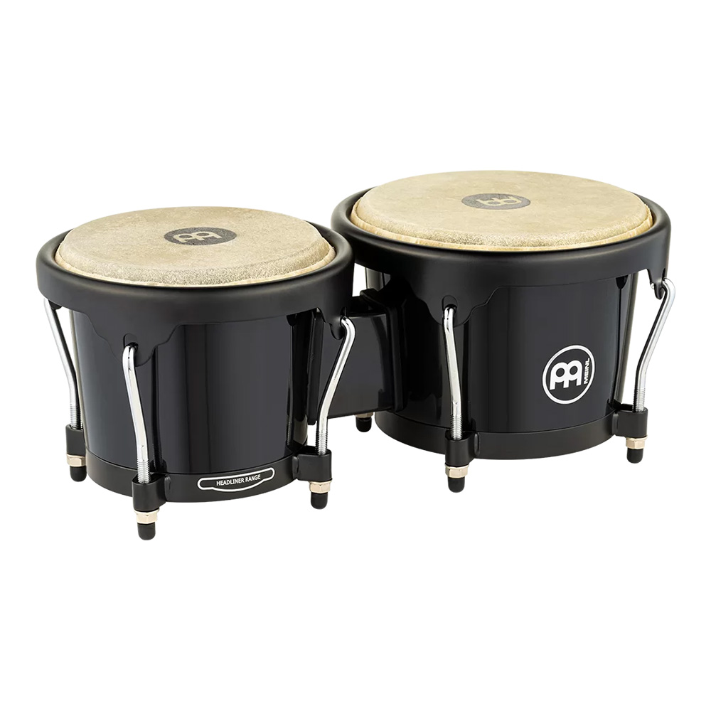 MEINL <br>Journey Series Bongo - Black [HB50BK]