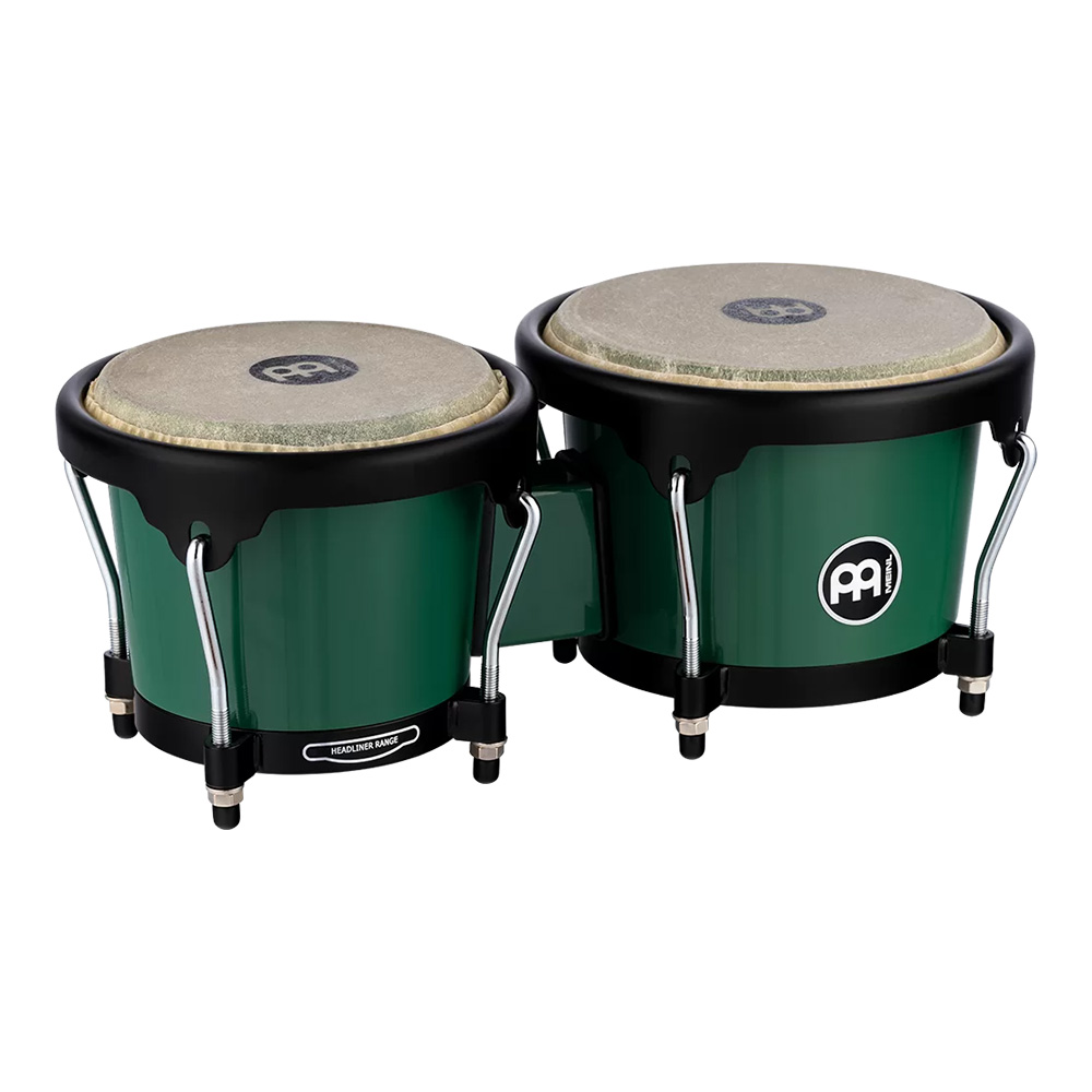 MEINL <br>Journey Series Bongo - Forest Green [HB50FG]