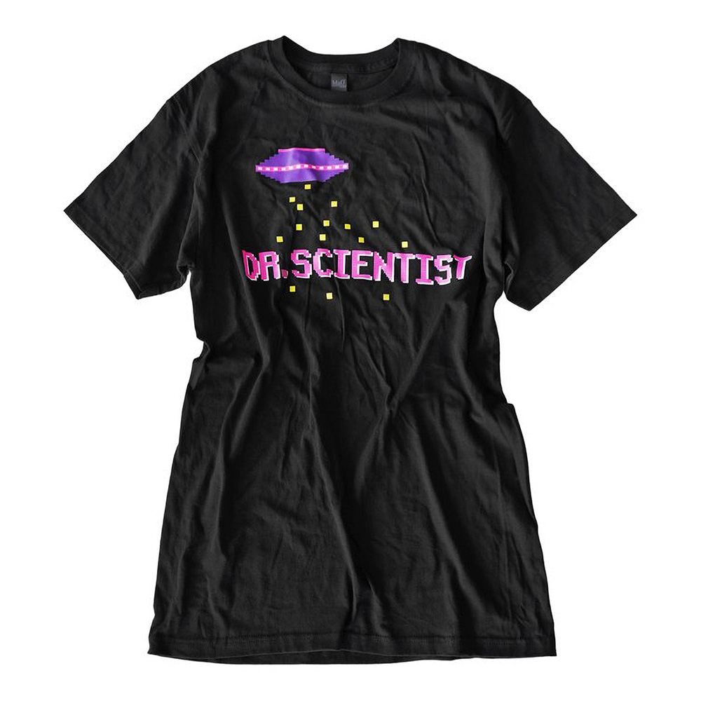 Dr Scientist <br>BitQuest UFO Tシャツ