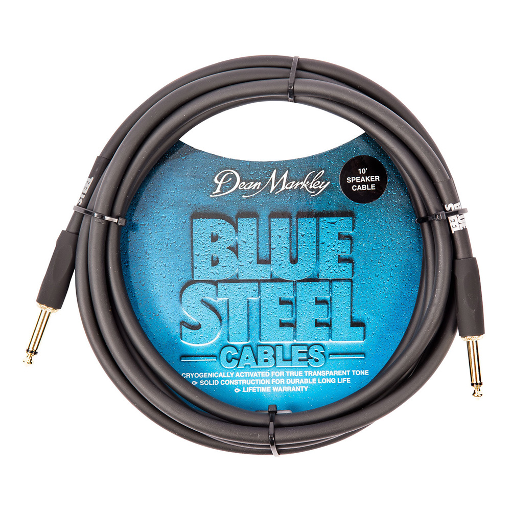 Dean Markley <br>Blue Steel Speaker Cable / 10ft(3m) S-S [DMBSSP10S]