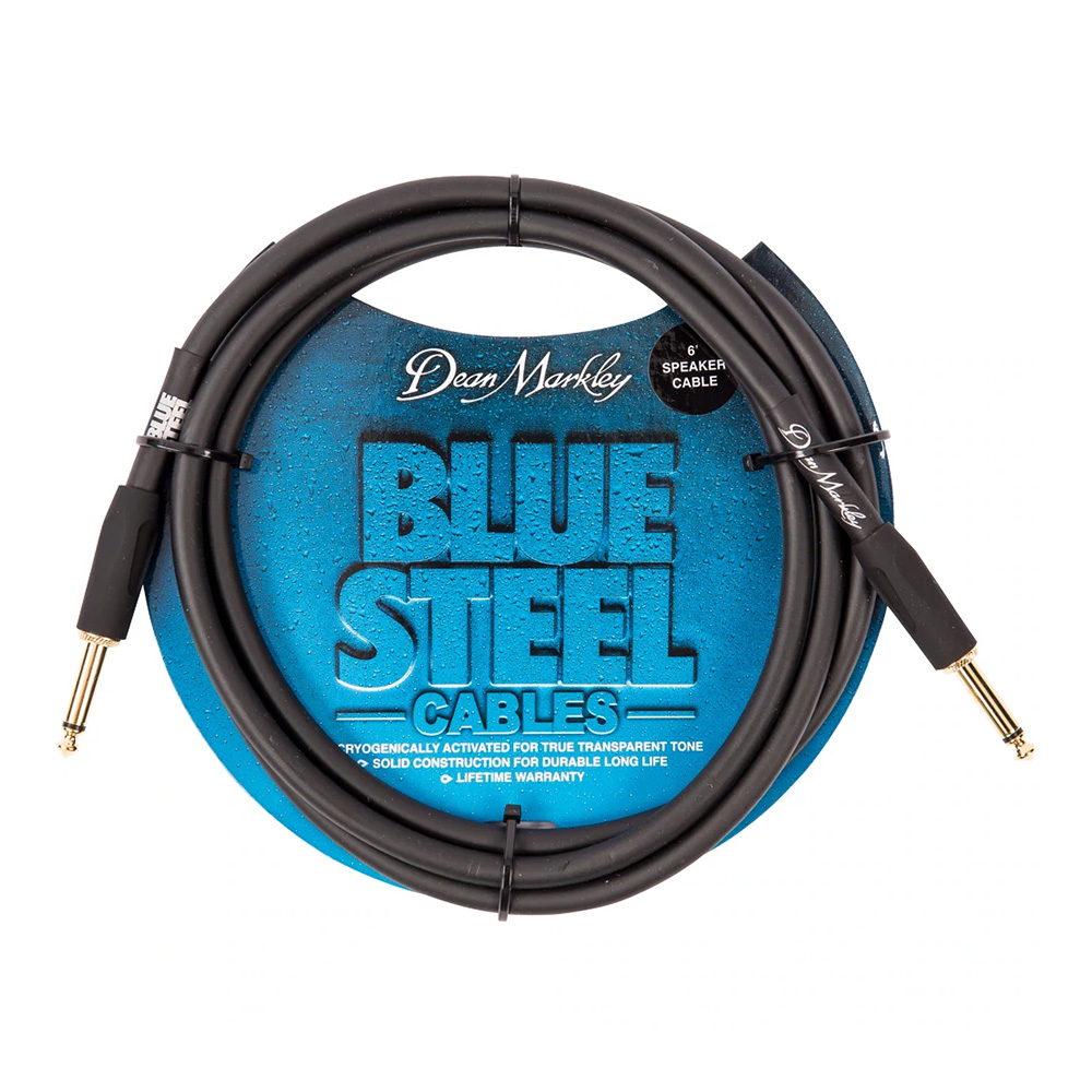 Dean Markley <br>Blue Steel Speaker Cable / 6ft(180cm) S-S [DMBSSP6S]