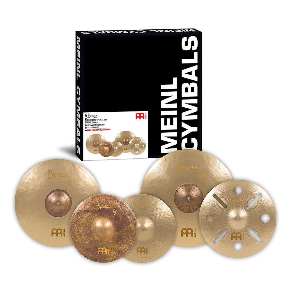 MEINL <br>Byzance Vintage Sand Cymbal Set [BV480+B16TRC]