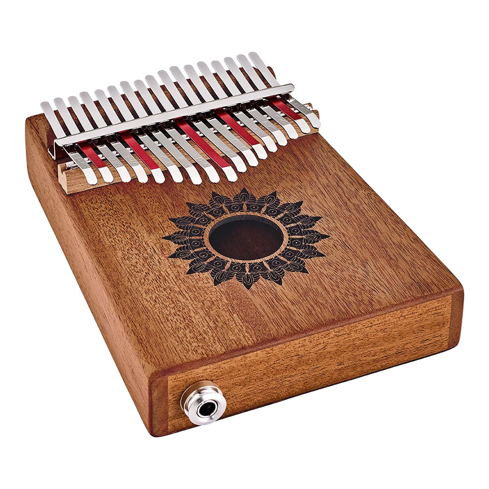 MEINL <br>Soundhole Pickup Kalimba / 17 Notes - Mahogany [PKL1708H]