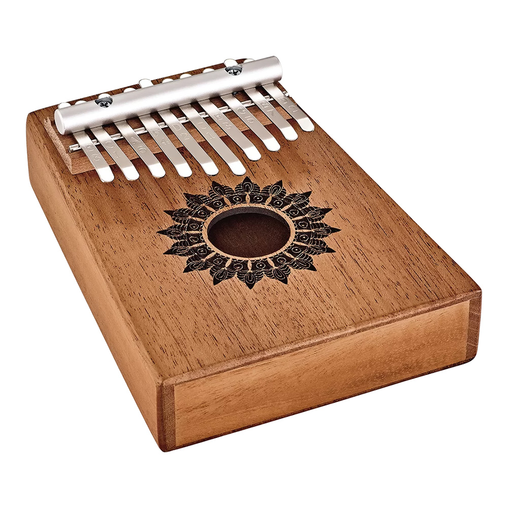 MEINL Sonic Energy <br>Soundhole Kalimba / 10 Notes - Mahogany(Matte) [KL1008H]