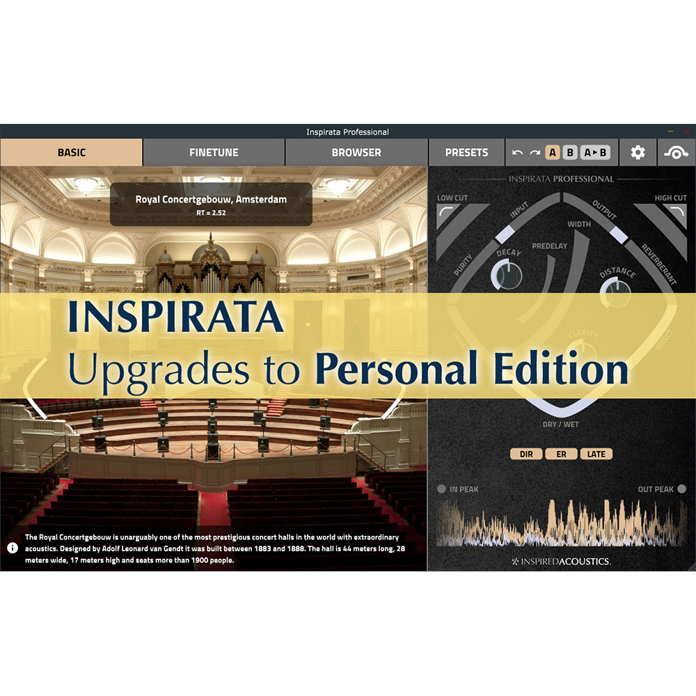 Inspired Acoustics <br>INSPIRATA Lite to Personal Upgrade ダウンロード版