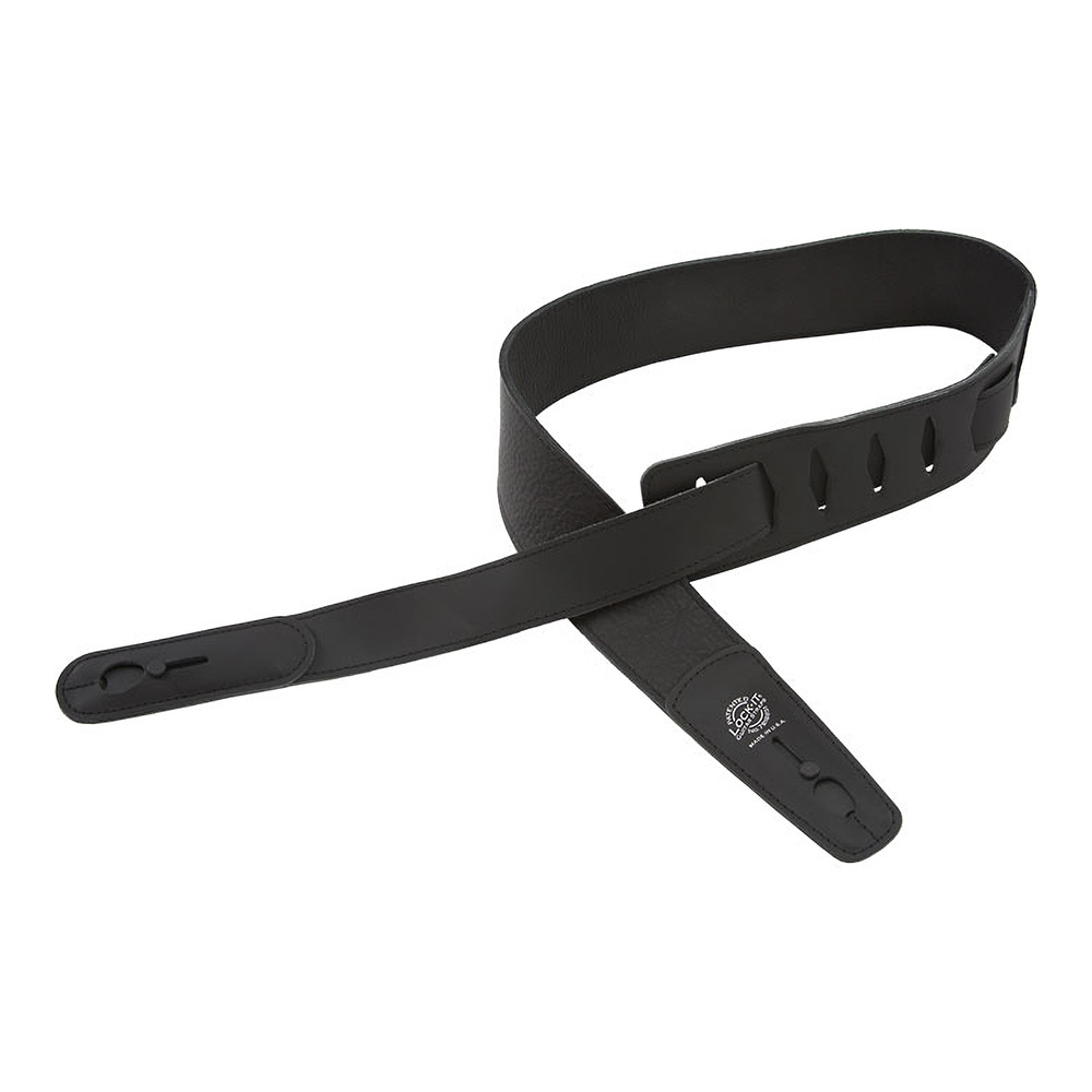 Lock-It Guitar Straps <br>Leather 2.75" [LIS 038 L2.75 BLK]