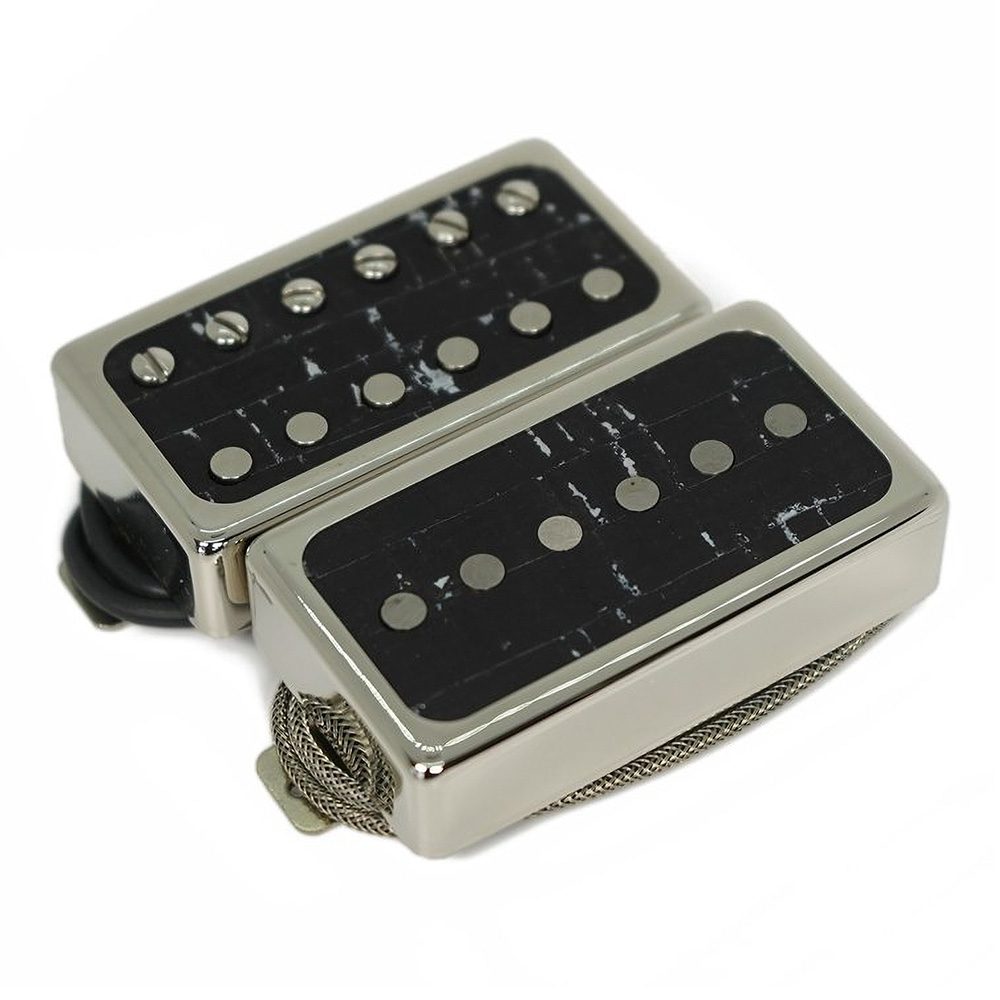 Righteous Sound Pickups <br>1991 GAZING Set Nickel Cover Meteorite Insert