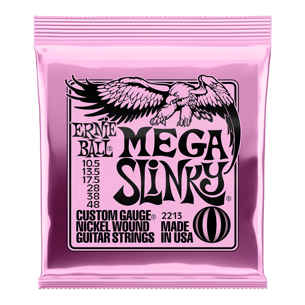 ERNIE BALL <br>#2213 Mega Slinky Nickel Wound 10.5-48