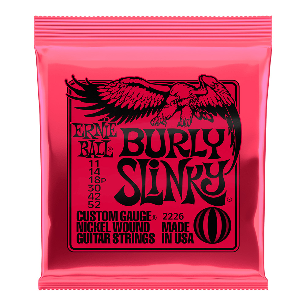 ERNIE BALL <br>#2226 Burly Slinky Nickel Wound 11-52