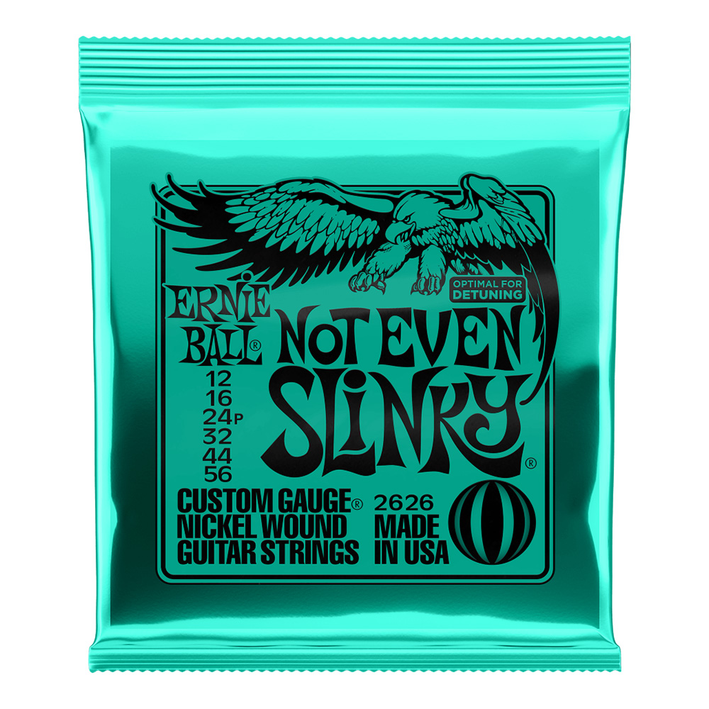 ERNIE BALL <br>#2626 Not Even Slinky Nickel Wound 12-56