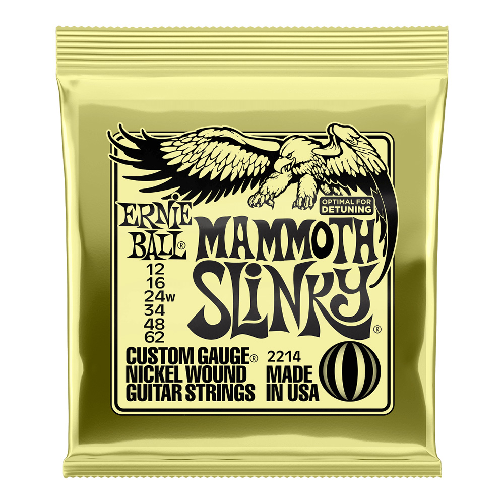 ERNIE BALL <br>#2214 Mammoth Slinky Nickel Wound 12-62