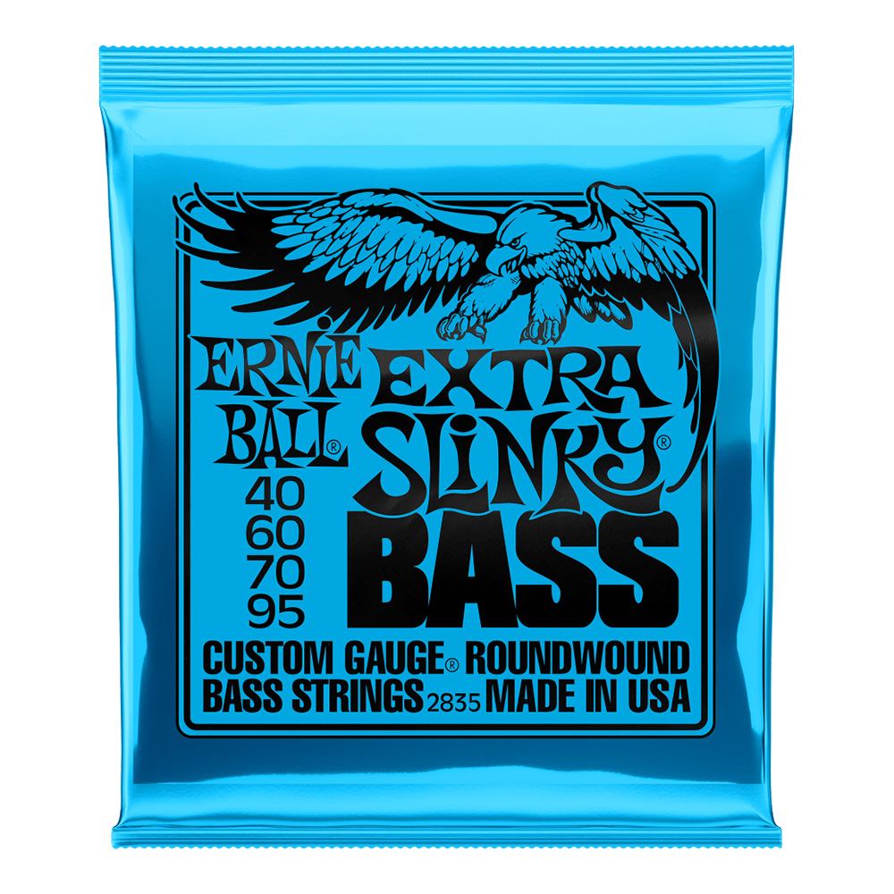 ERNIE BALL <br>#2835 Extra Slinky Nickel Wound 40-95