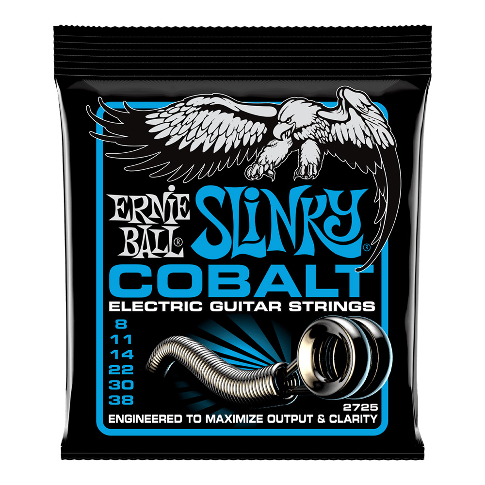 ERNIE BALL <br>#2725 Extra Slinky Cobalt 8-38