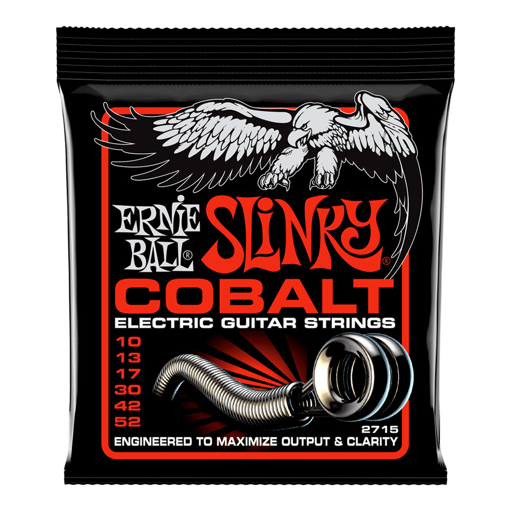 ERNIE BALL <br>#2715 Skinny Top Heavy Bottom Slinky Cobalt 10-52