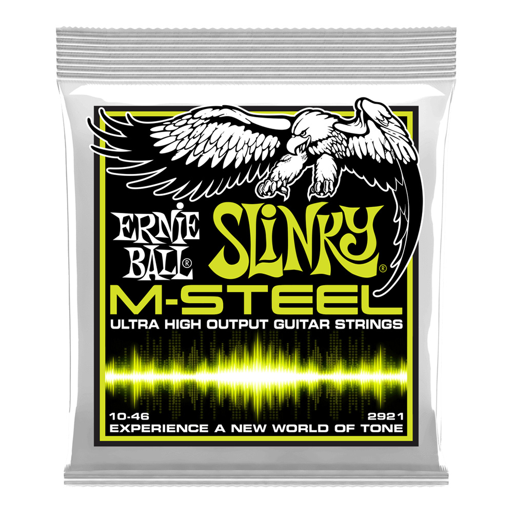ERNIE BALL <br>#2921 Regular Slinky M-Steel 10-46
