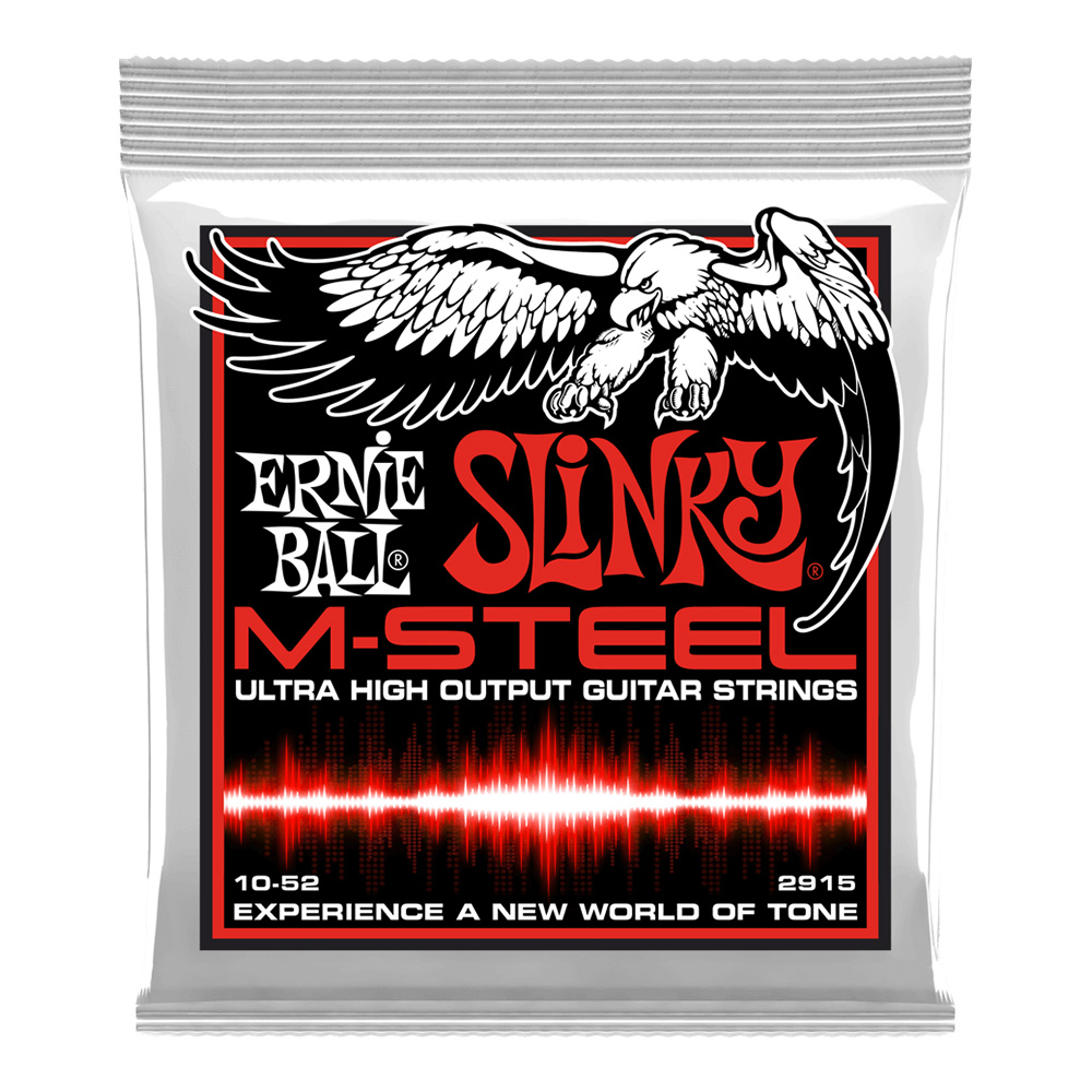 ERNIE BALL <br>#2915 Skinny Top Heavy Bottom Slinky M-Steel 10-52