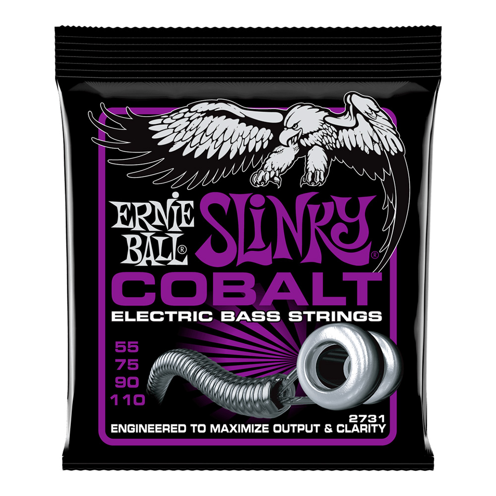 ERNIE BALL <br>#2731 Power Slinky Cobalt 55-110