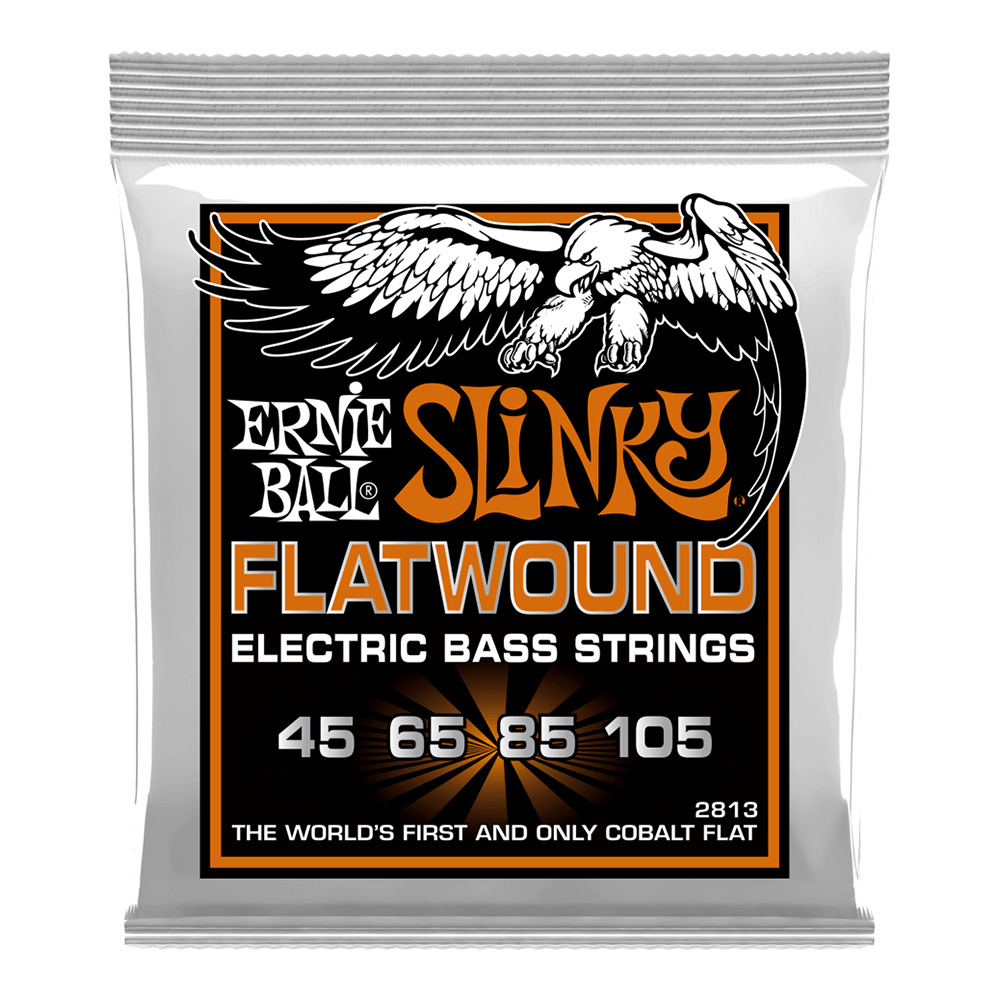 ERNIE BALL <br>#2813 Hybrid Slinky Flatwound 45-105