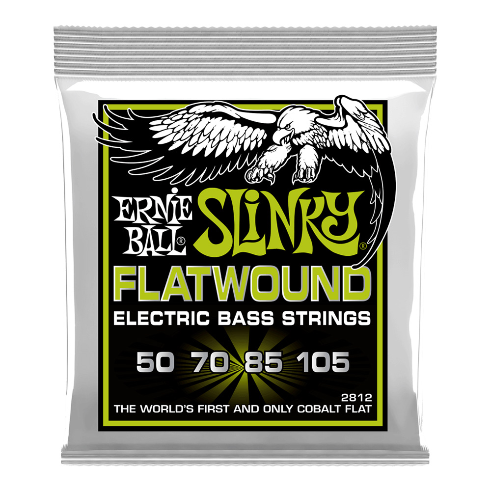 ERNIE BALL <br>#2812 Regular Slinky Flatwound 50-105