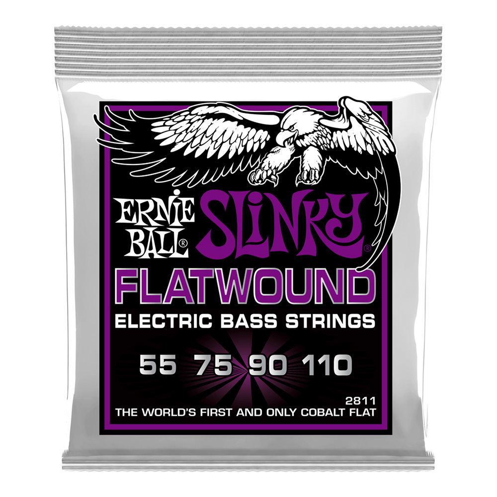 ERNIE BALL <br>#2811 Power Slinky Flatwound 55-110